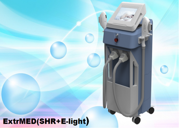SHR の毛の取り外し機械 3500W 縦 2Handles ExtrMED (SHR+E ライト)