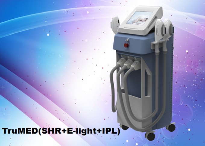 SHR の毛の取り外し機械 3500W 縦 3Handles、TruMED (SHR+IPL+Nd: Yag)